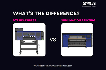 DTF Heat Press vs. Sublimation Printing: What’s the Difference?