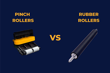 Rubber Roller vs. Pinch Rollers in Textile Printing Printers: Which is Better?