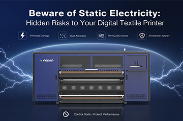 Beware of Static Electricity: Hidden Risks to Your Digital Textile Printer